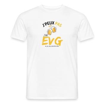 J'peux pas j'ai EVG et je vais prendre cher - T-shirt homme - blanc - Devant - AI Model Male 178 dark (178cm)