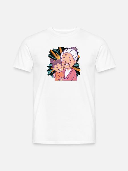 Oma Großeltern - Männer T-Shirt - Weiß