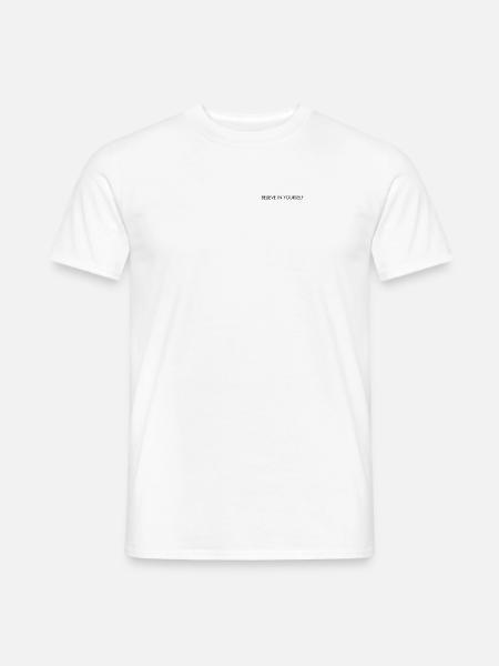 Believe in yourself cooles Design - Männer T-Shirt -