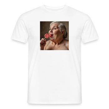 Lolipop - Männer T-Shirt - Weiß - Vorne - AI Model Male 178 dark (178cm)