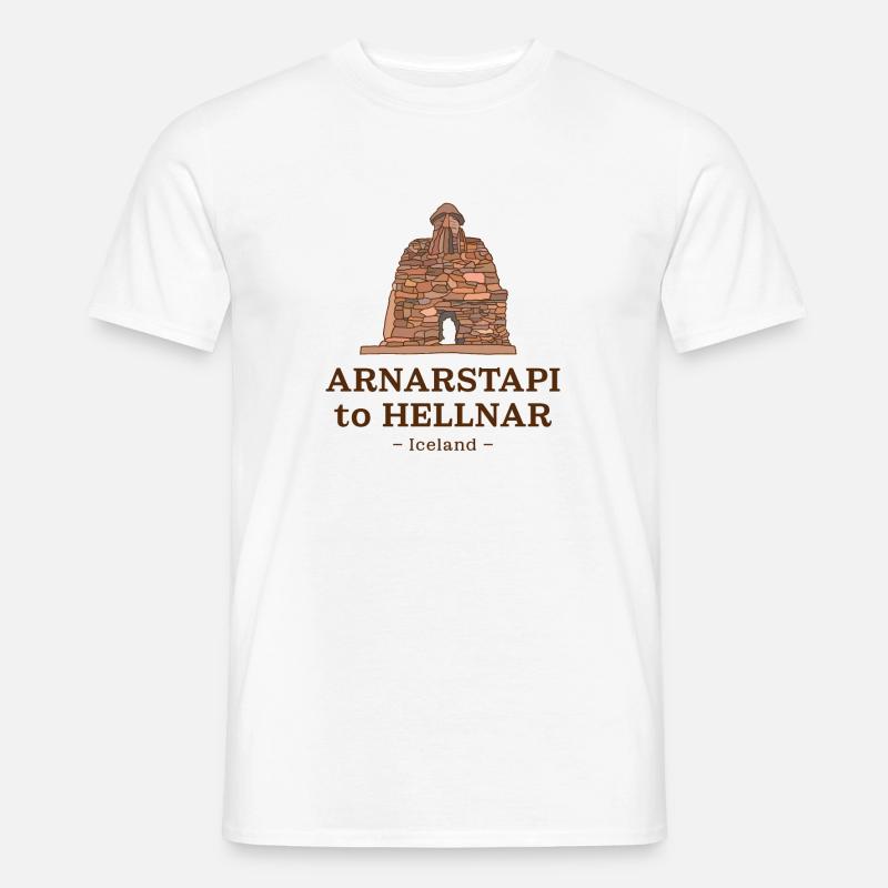 Arnarstapi to Hellnar – Iceland - Männer T-Shirt - Weiß