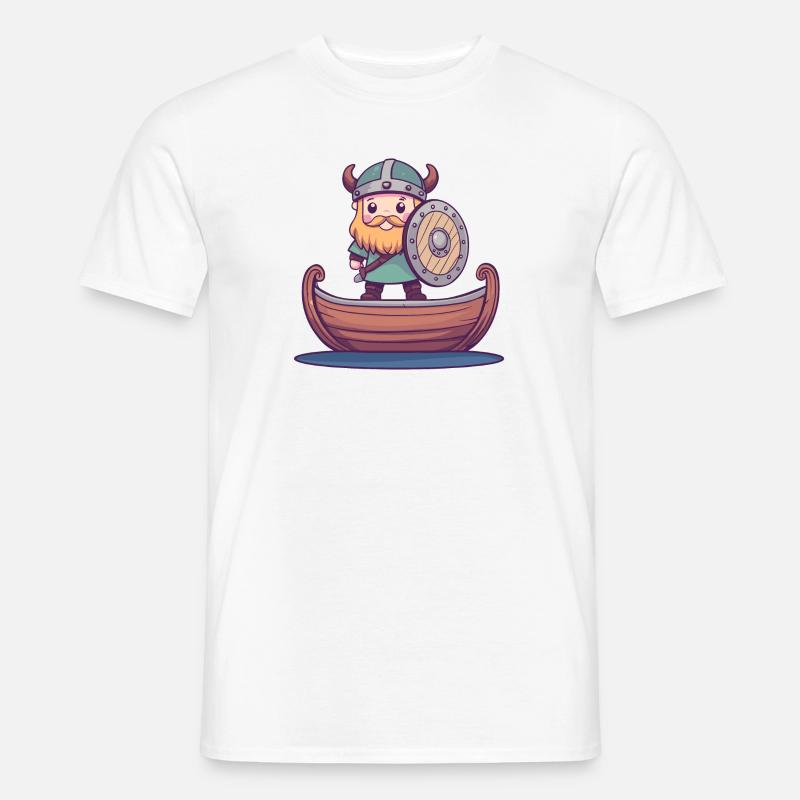Wikinger Germanen celtic - Männer T-Shirt - Weiß