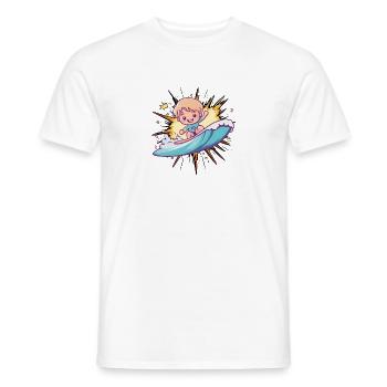 Surfer Surfen Bali - Männer T-Shirt - Weiß - Vorne - AI Model Male 178 dark (178cm)