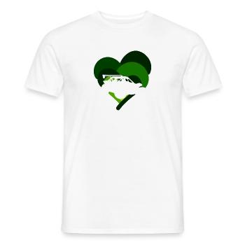 Voiture de sport voiture d'autocross - T-shirt homme - blanc - Devant - AI Model Male 178 dark (178cm)