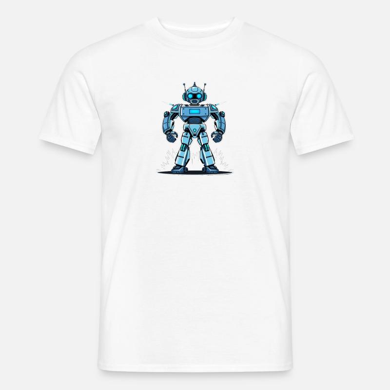 Cyber-Roboter – High-Tech Power - Männer T-Shirt - undefined