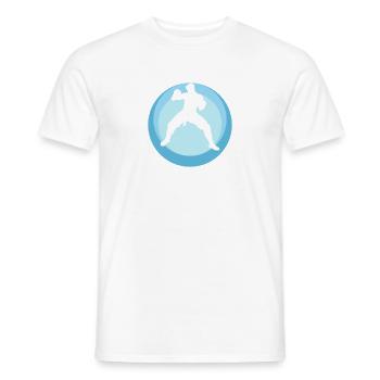 MMA Grappling - Men's T-Shirt - white - Front - AI Model Male 178 dark (178cm)