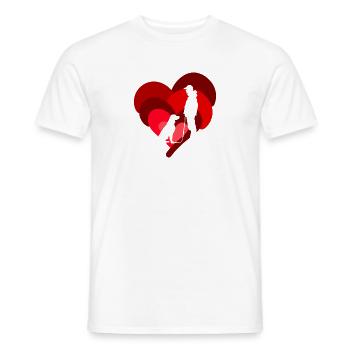 Hundetraining Hundetrainer - Männer T-Shirt - Weiß - Vorne - AI Model Male 178 dark (178cm)