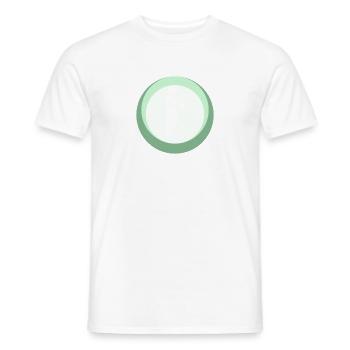 Tableau périodique de la chimie - T-shirt homme - blanc - Devant - AI Model Male 178 dark (178cm)