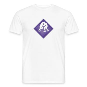 Wrestler Kampfsport - Männer T-Shirt - Weiß - Vorne - AI Model Male 178 dark (178cm)