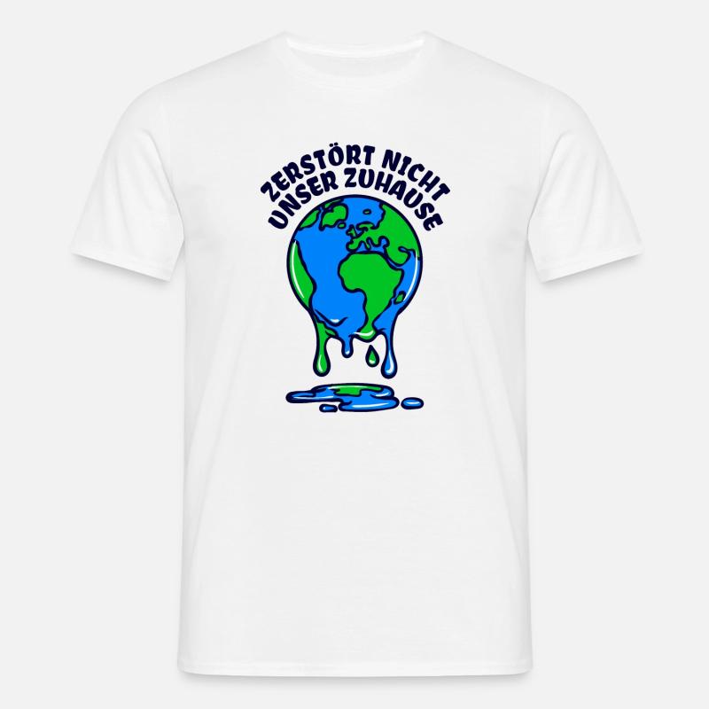 Umwelt Mutter Erde Umweltschutz Statement - Männer T-Shirt - Weiß