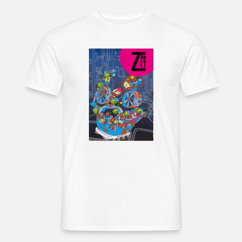 Zgeneration 3 - Männer T-Shirt - Weiß