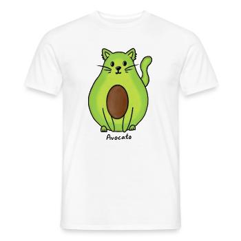 Avocato - Männer T-Shirt - Weiß - Vorne - AI Model Male 178 dark (178cm)