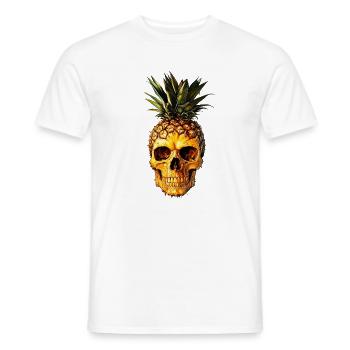 Skullanas - Männer T-Shirt - Weiß - Vorne - AI Model Male 178 dark (178cm)