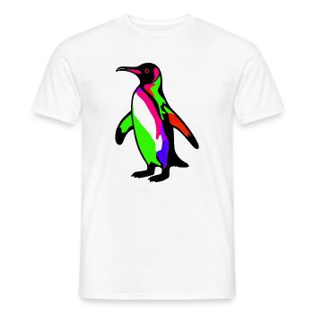 Penguin - Men's T-Shirt - white - Front - AI Model Male 178 dark (178cm)