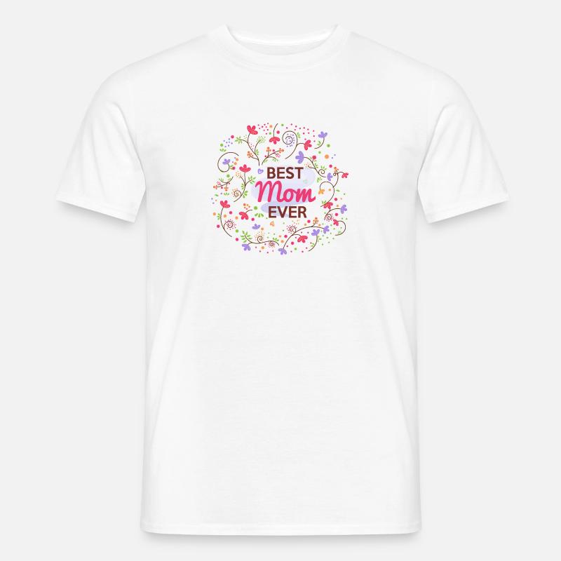 Die beste Mutter aller Zeiten - Männer T-Shirt - Weiß