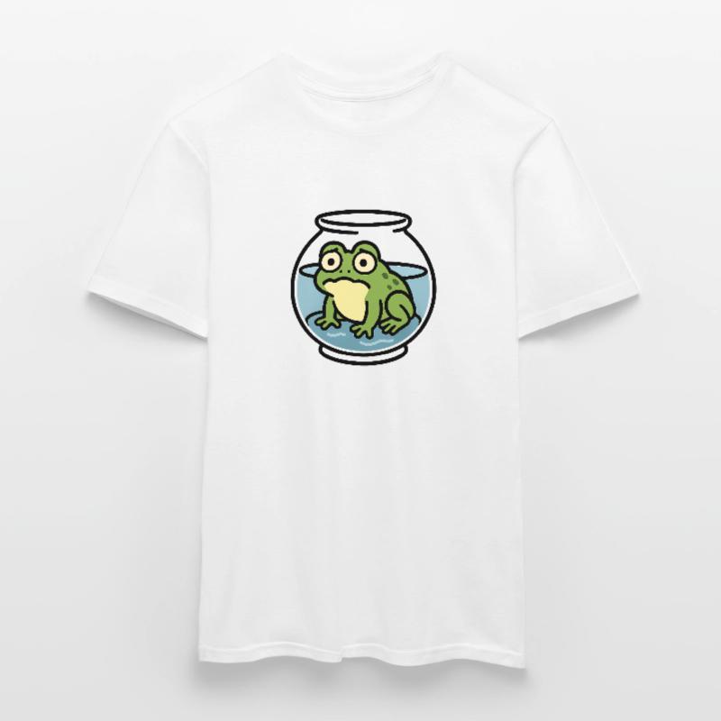 Frosch in der Schüssel Männer T-Shirt
