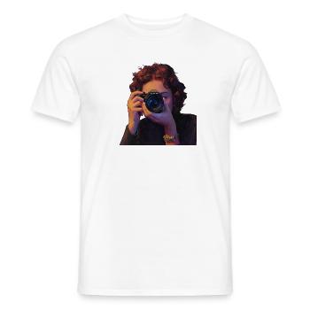 Photographie Portraits réalistes - T-shirt homme - blanc - Devant - AI Model Male 178 dark (178cm)