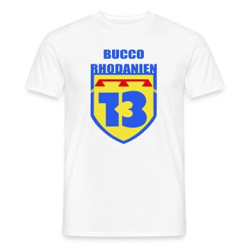 Bucco Rhôdanien - Männer T-Shirt - Weiß - Vorne - AI Model Male 178 dark (178cm)