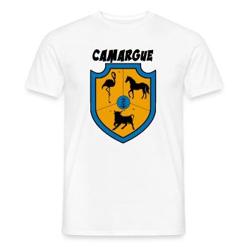 Camargue - Männer T-Shirt - Weiß - Vorne - AI Model Male 178 dark (178cm)