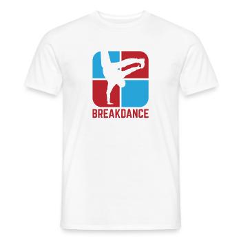 Breakdance - Männer T-Shirt - Weiß - Vorne - AI Model Male 178 dark (178cm)