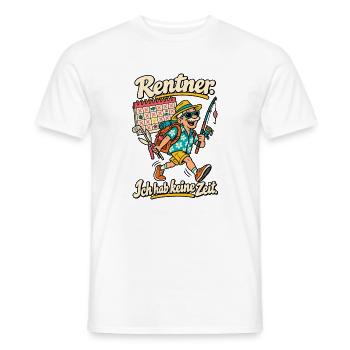 Rentner Ich hab keine Zeit - Männer T-Shirt - Weiß - Vorne - AI Model Male 178 dark (178cm)