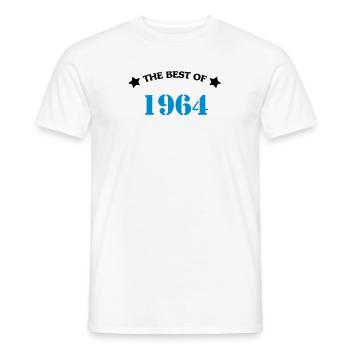 The best of 1964 - T-shirt homme - blanc - Devant - AI Model Male 178 dark (178cm)