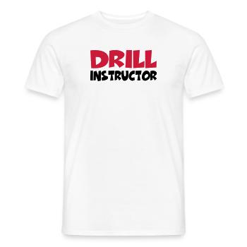 Drill Instructor - Männer T-Shirt - Weiß - Vorne - AI Model Male 178 dark (178cm)