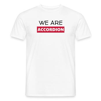 Accordion - Accordionist - Accordéon - Music - Men's T-Shirt - white - Front - AI Model Male 178 dark (178cm)