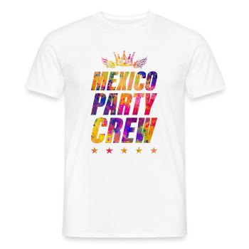 Équipe de la fête au Mexique - T-shirt homme - blanc - Devant - AI Model Male 178 dark (178cm)