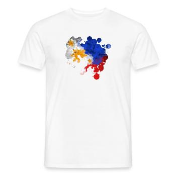 Philippines drapeau philippin fierté je cadeau - T-shirt homme - blanc - Devant - AI Model Male 178 dark (178cm)