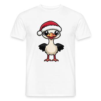 Bouquet Noël Noël - T-shirt homme - blanc - Devant - AI Model Male 178 dark (178cm)