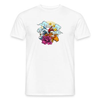 Philippines Filipino Japan Flag I Gift - Men's T-Shirt - white - Front - AI Model Male 178 dark (178cm)