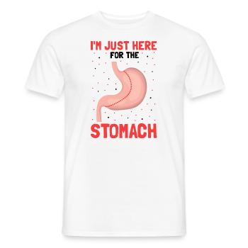 Gastric Bypass and Gastric Bypass Operation Design - Men's T-Shirt - white - Front - AI Model Male 178 dark (178cm)