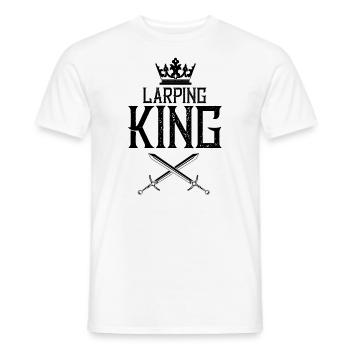 Citation de jeu de rôle pour Larper et Larp - T-shirt homme - blanc - Devant - AI Model Male 178 dark (178cm)