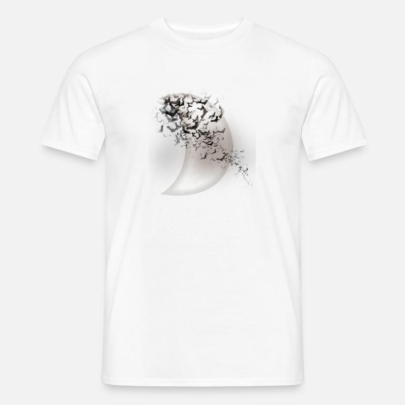 fledermäuse - Männer T-Shirt - Weiß