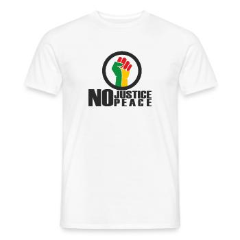 Juneteenth Day 1865, Jour de la Liberté Amérique Africaine - T-shirt homme - blanc - Devant - AI Model Male 178 dark (178cm)