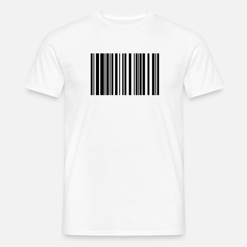 Barcode - Men’s T-shirt - white