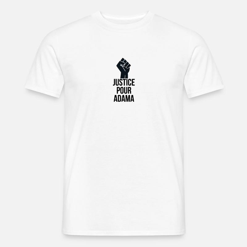adama - Männer T-Shirt - Weiß