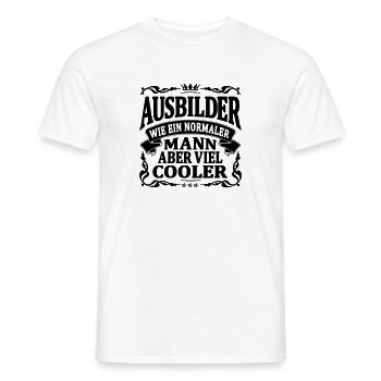 ausbilder aber viel cooler - Männer T-Shirt - Weiß - Vorne - AI Model Male 178 dark (178cm)