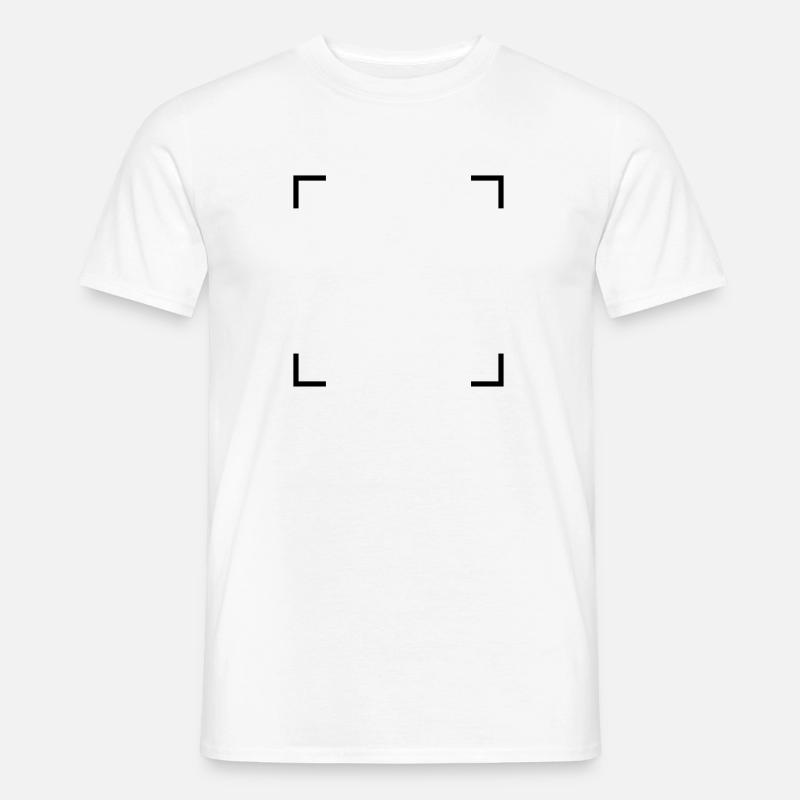 Viereck aus Ecken - Männer T-Shirt - Weiß