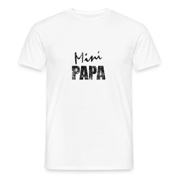 Idée de cadeau Minipapa - T-shirt homme - blanc - Devant - AI Model Male 178 dark (178cm)
