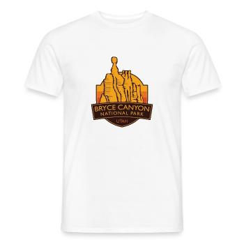Bryce Canyon National Park - Utah - Men's T-Shirt - white - Front - AI Model Male 178 dark (178cm)