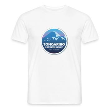 Tongariro Northern Circuit - Neuseeland - Männer T-Shirt - Weiß - Vorne - AI Model Male 178 dark (178cm)