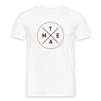 TEAM - Männer T-Shirt - Weiß - Vorne - AI Model Male 178 dark (178cm)