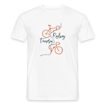 Tauern-Radweg - Männer T-Shirt - Weiß - Vorne - AI Model Male 178 dark (178cm)