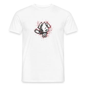 Evil Pets - Rabbit 2 - T-shirt homme - blanc - Devant - AI Model Male 178 dark (178cm)