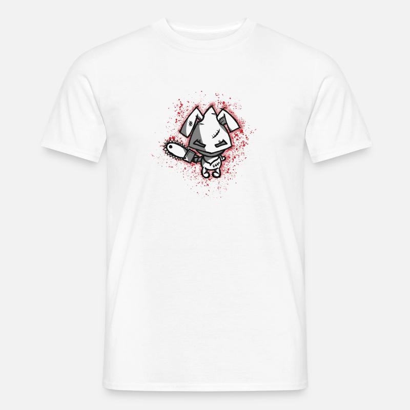 Evil Pets - Rabbit 2 - Männer T-Shirt - Weiß