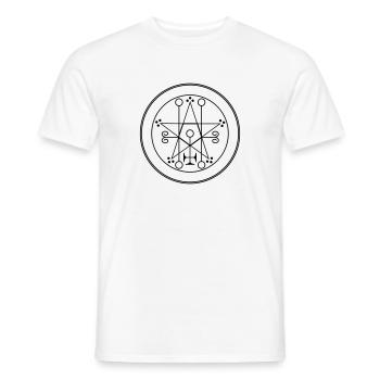 Astaroth Seal - Men's T-Shirt - white - Front - AI Model Male 178 dark (178cm)