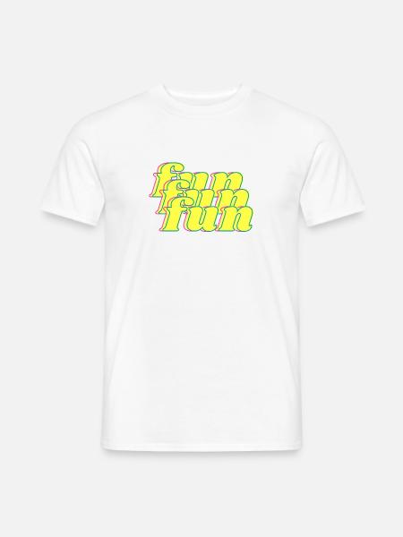 fun - T-shirt homme - blanc