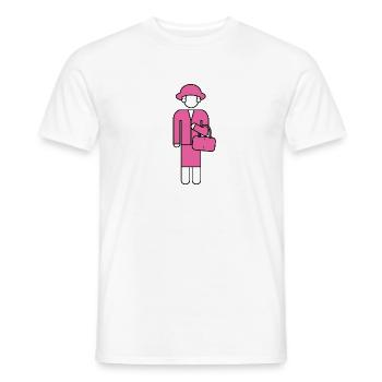 Reine - T-shirt homme - blanc - Devant - AI Model Male 178 dark (178cm)